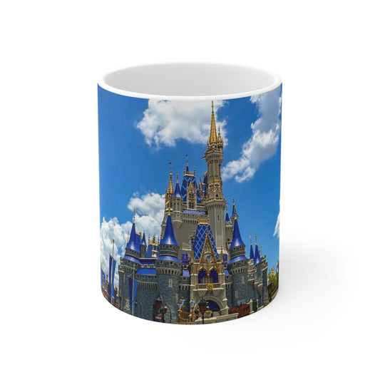 DIsney Castle Photo Ceramic Mug — Fantasy Theme Park Coffee Cup (11oz & 15oz)