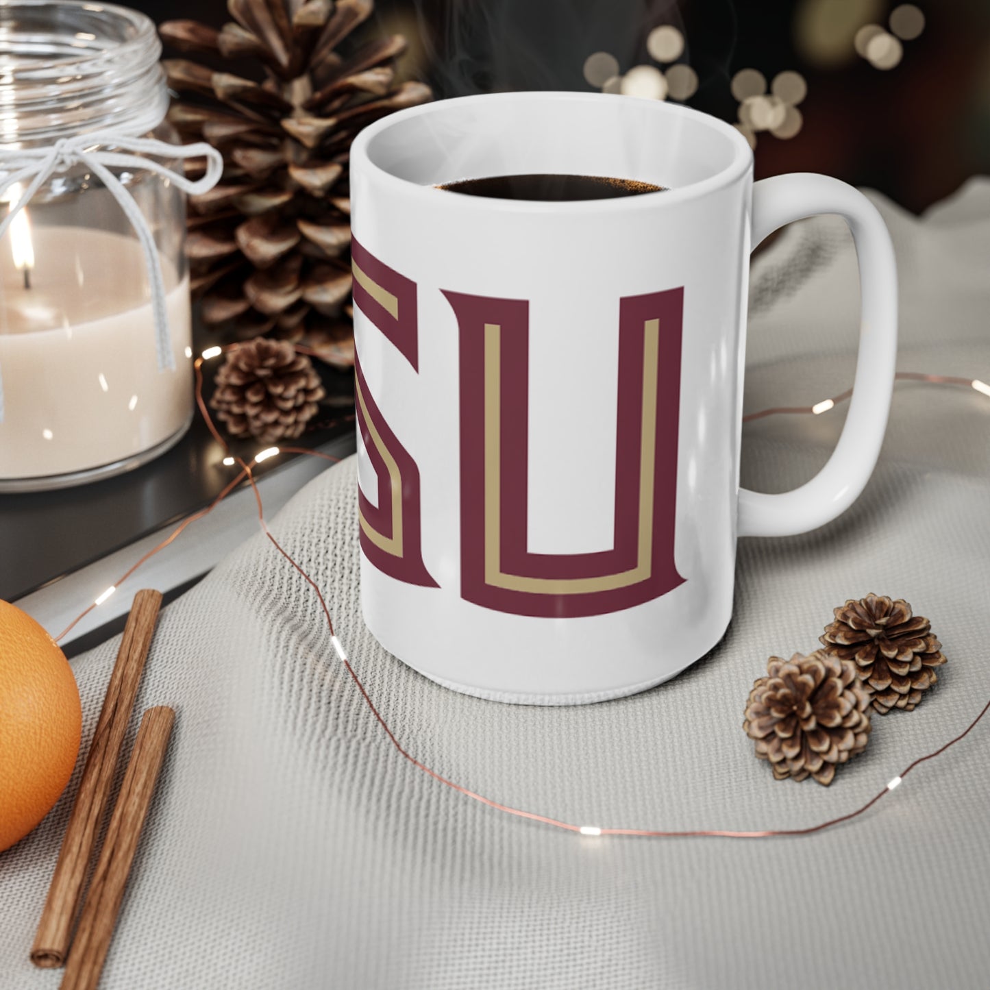 FSU Ceramic Coffee Mug — Florida State Seminoles Style 11oz & 15oz