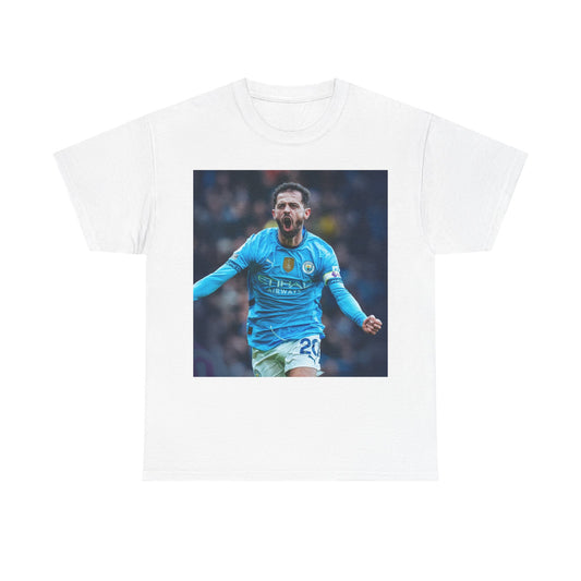 Bernardo Silva Tribute Tee – Inspirational Letter & Celebrating Goal Moment