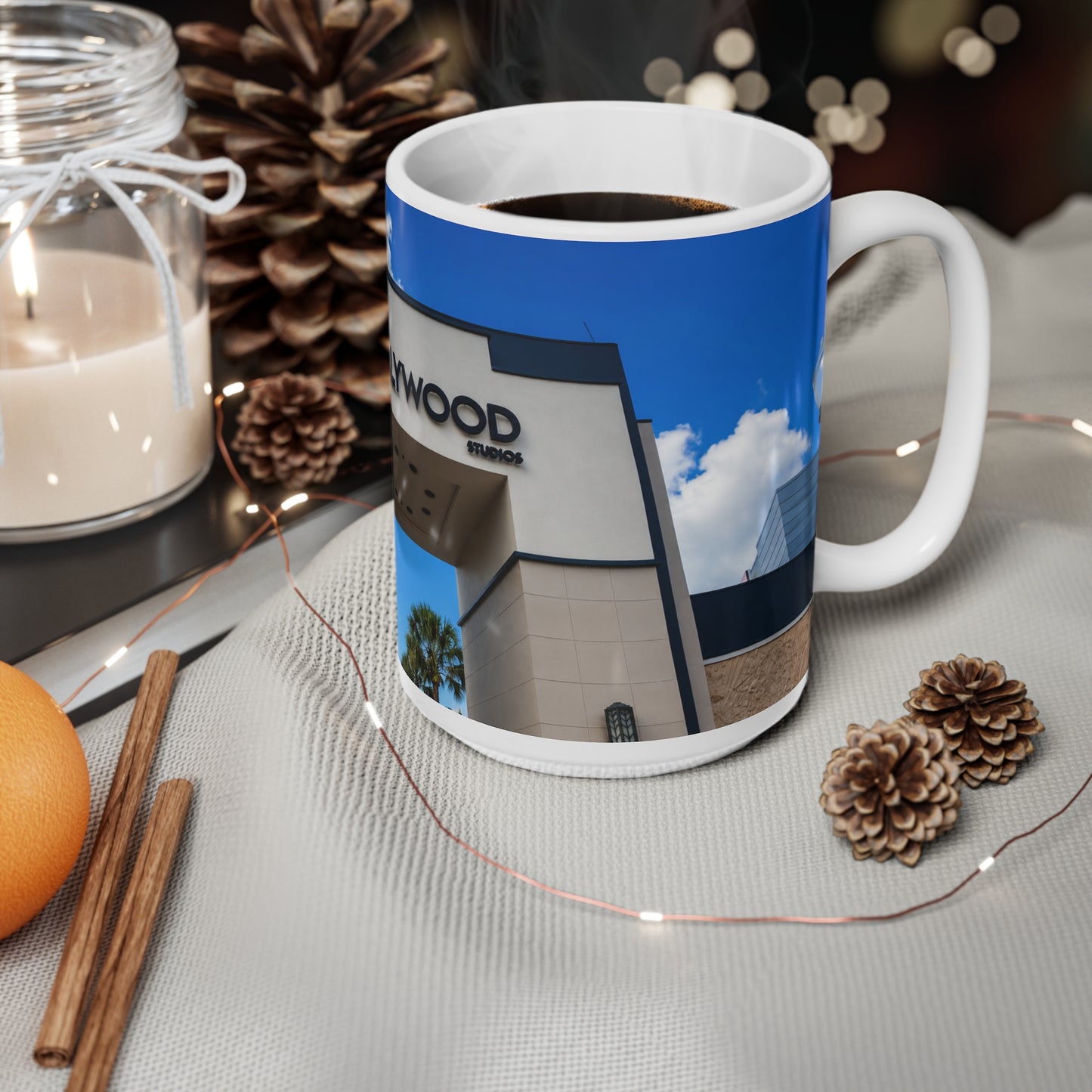 Hollywood Studios Photo Mug — Ceramic Coffee Cup (11oz & 15oz)