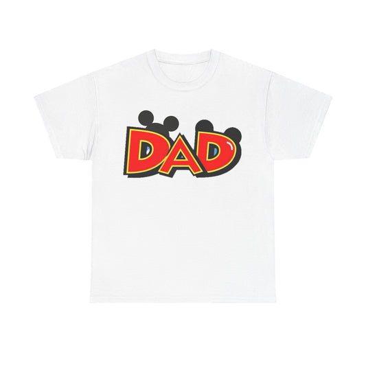Disney Dad Mickey Ears T-Shirt – Retro Cartoon Dad Tee, Perfect Father’s Day Gift