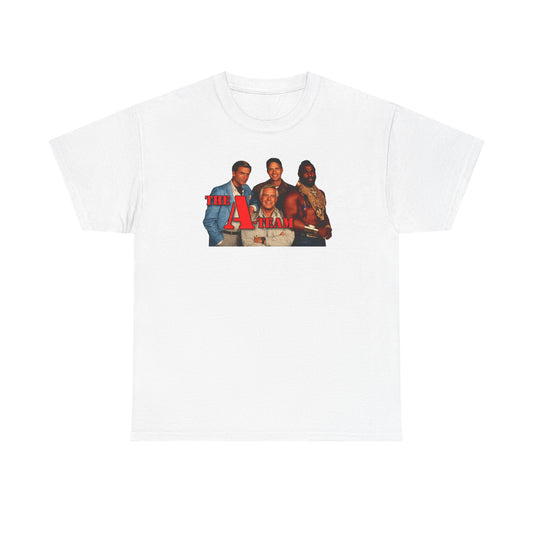 A-Team Graphic Tee — Retro TV Series Logo & Character Poster T-Shirt
