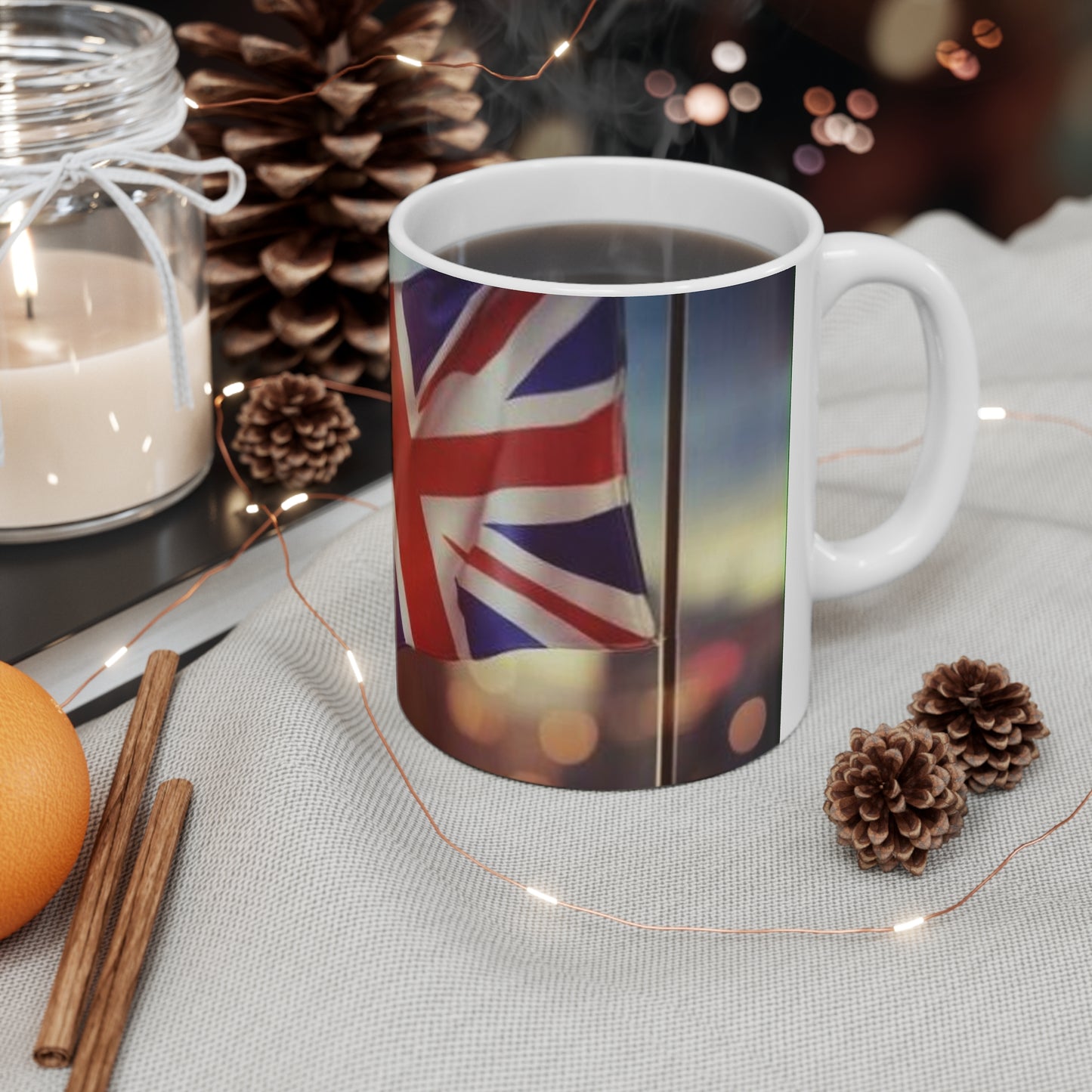 Union Jack Ceramic Mug — British Flag Coffee Cup (11oz & 15oz)