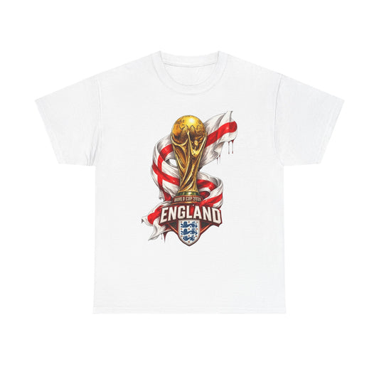England World Cup Trophy T‑Shirt — St George's Cross Football Fan Tee