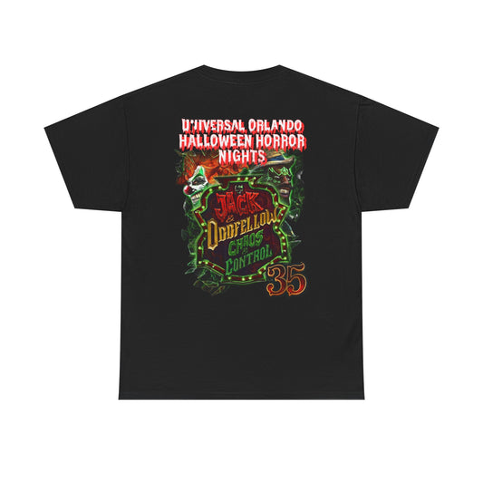 Universal Orlando Halloween Horror Nights 35 Jack Doofellolux Chaos Control T-Shirt