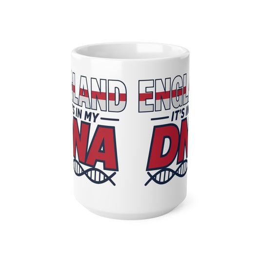 England It's In My DNA Ceramic Coffee Mug — 11oz & 15oz