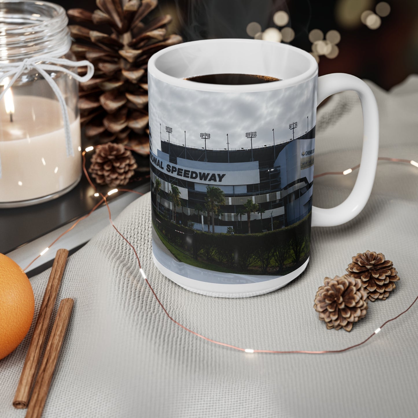 Daytona International Speedway Ceramic Coffee Mug — 11oz & 15oz
