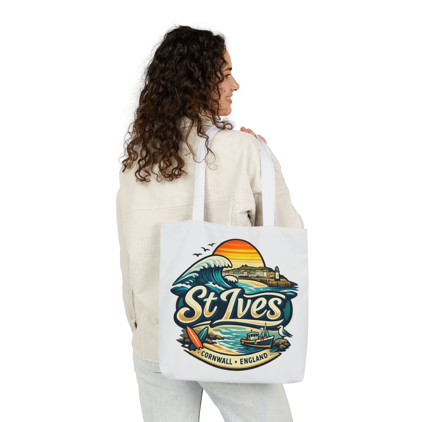 St Ives Cornwall Sunset Tote Bag