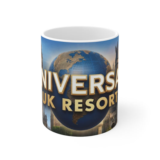 Universal UK Resort Ceramic Coffee Cups, 11oz, 15oz