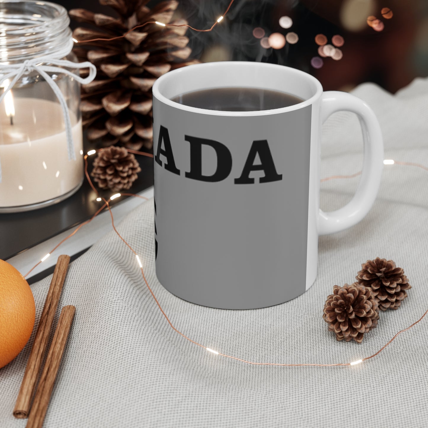 Grandad TV Ceramic Coffee Mug — 11oz & 15oz Gray Dad Gift