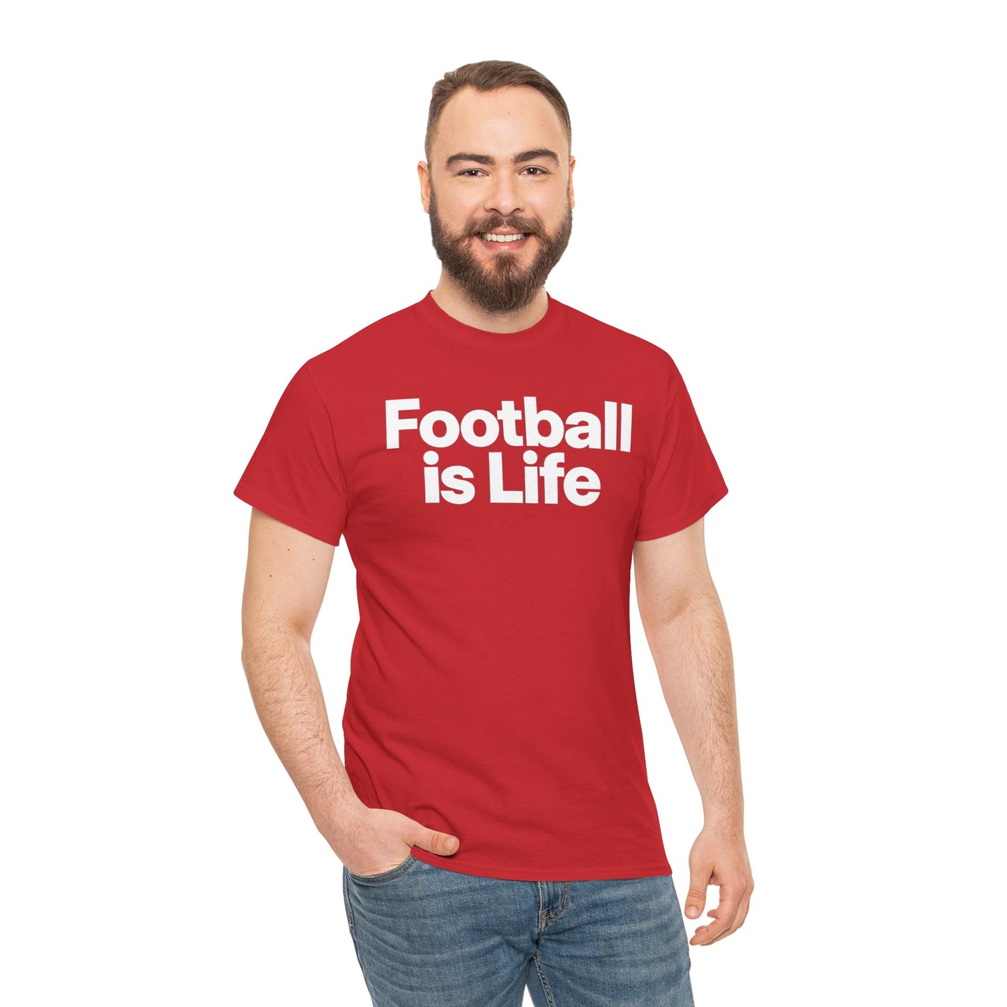Football Is Life T-Shirt — Bold Graphic Tee for Fans & Players
