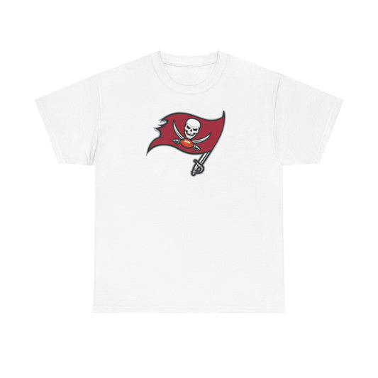 Tampa Bay Buccaneers Flag T-Shirt — Football Pirate Logo Tee