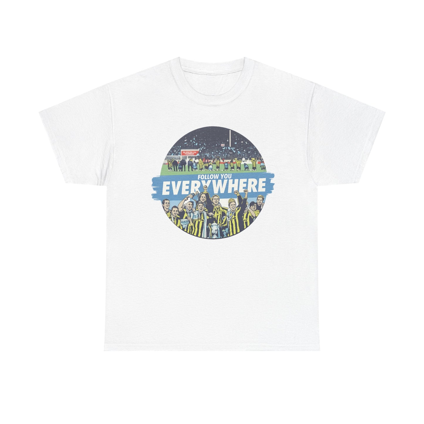Manchester City T-Shirt — Follow Me Everywhere Soccer Fan Design