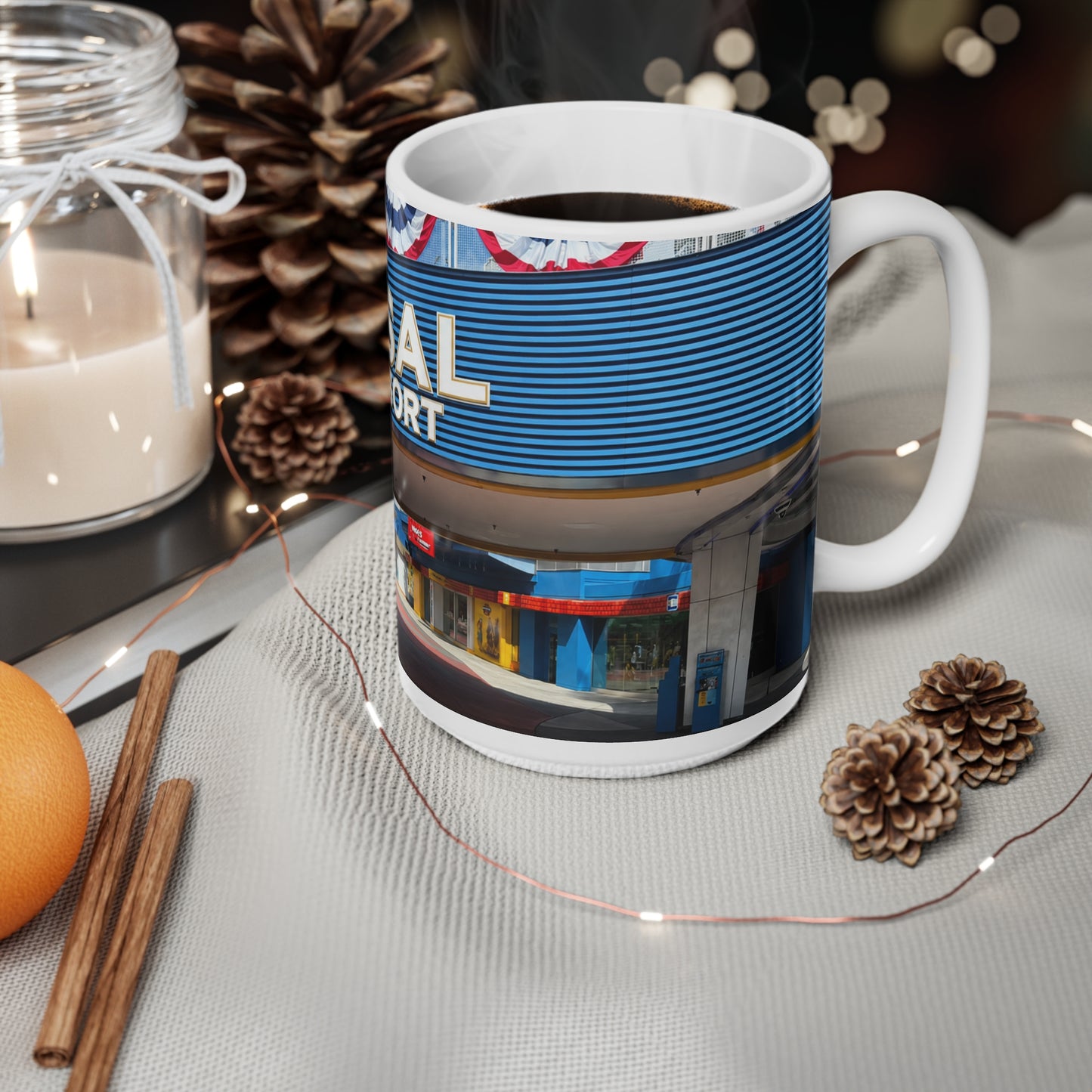 Universal Orlando Resort Photo Mug — Retro Theme Park Coffee Cup (11oz, 15oz)