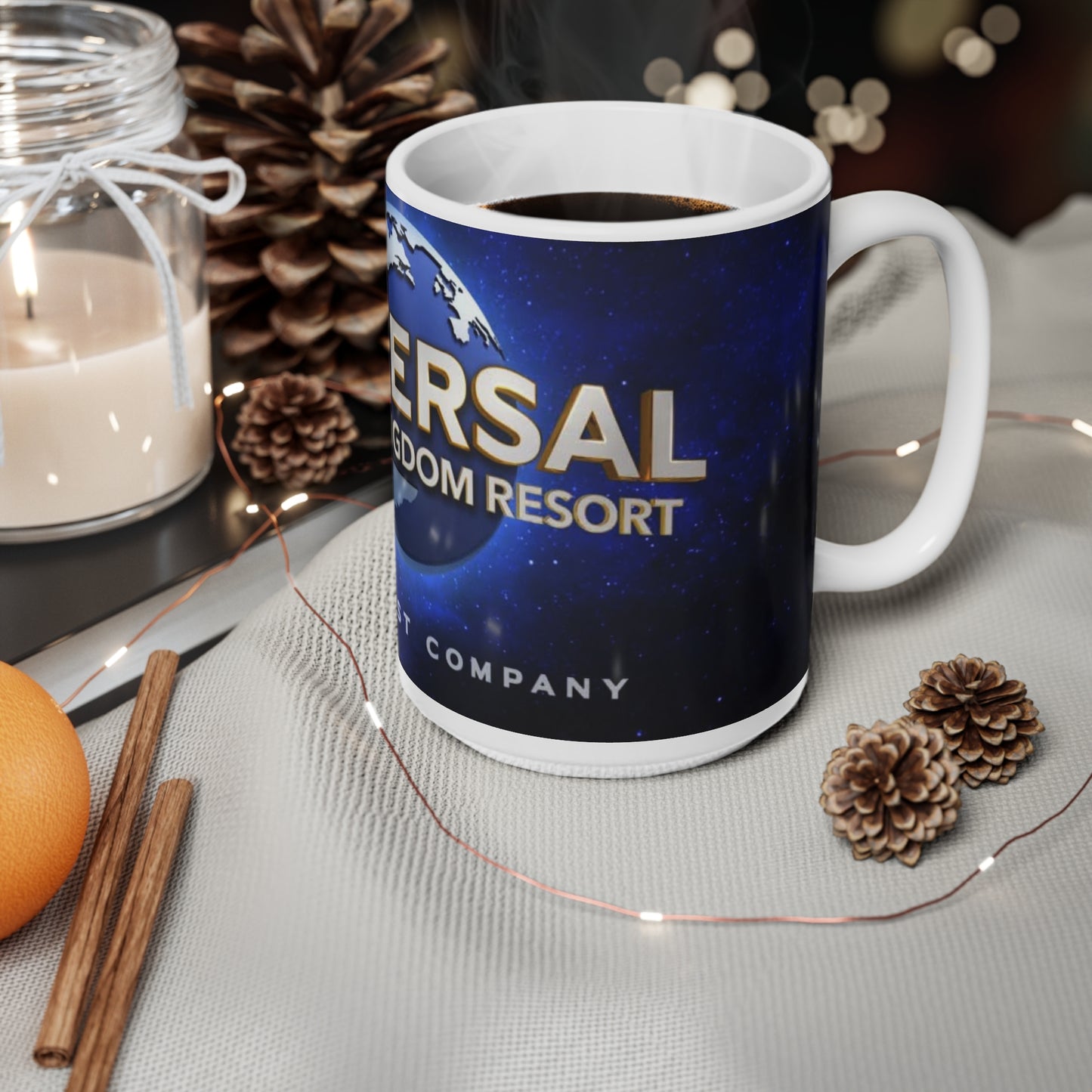 Universal Studios UK Logo Ceramic Mug — 11oz & 15oz Coffee Cup