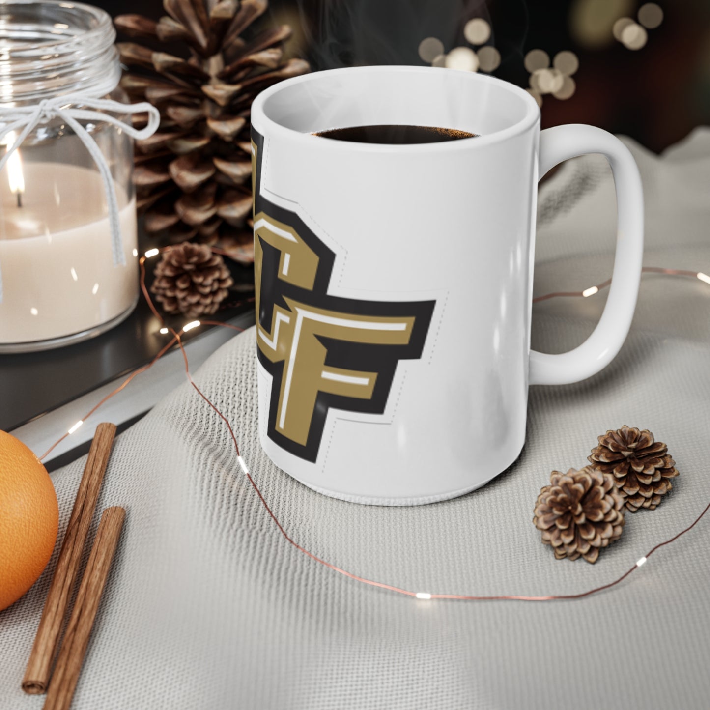 UCF Logo Ceramic Coffee Mug — 11oz & 15oz