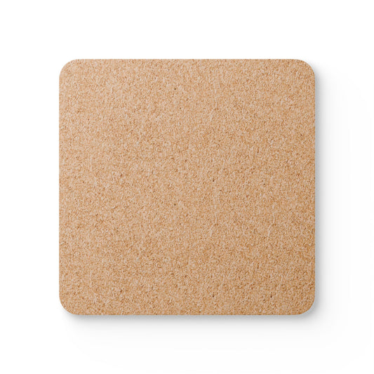 Elm Grove Didsbury C of E Primary School Landmark Cork Coaster Set — Vintage School Building Illustration