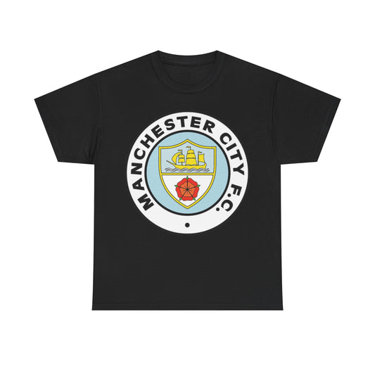 Manchester City F.C. Retro Crest T-Shirt – Retro Football Fan Tee