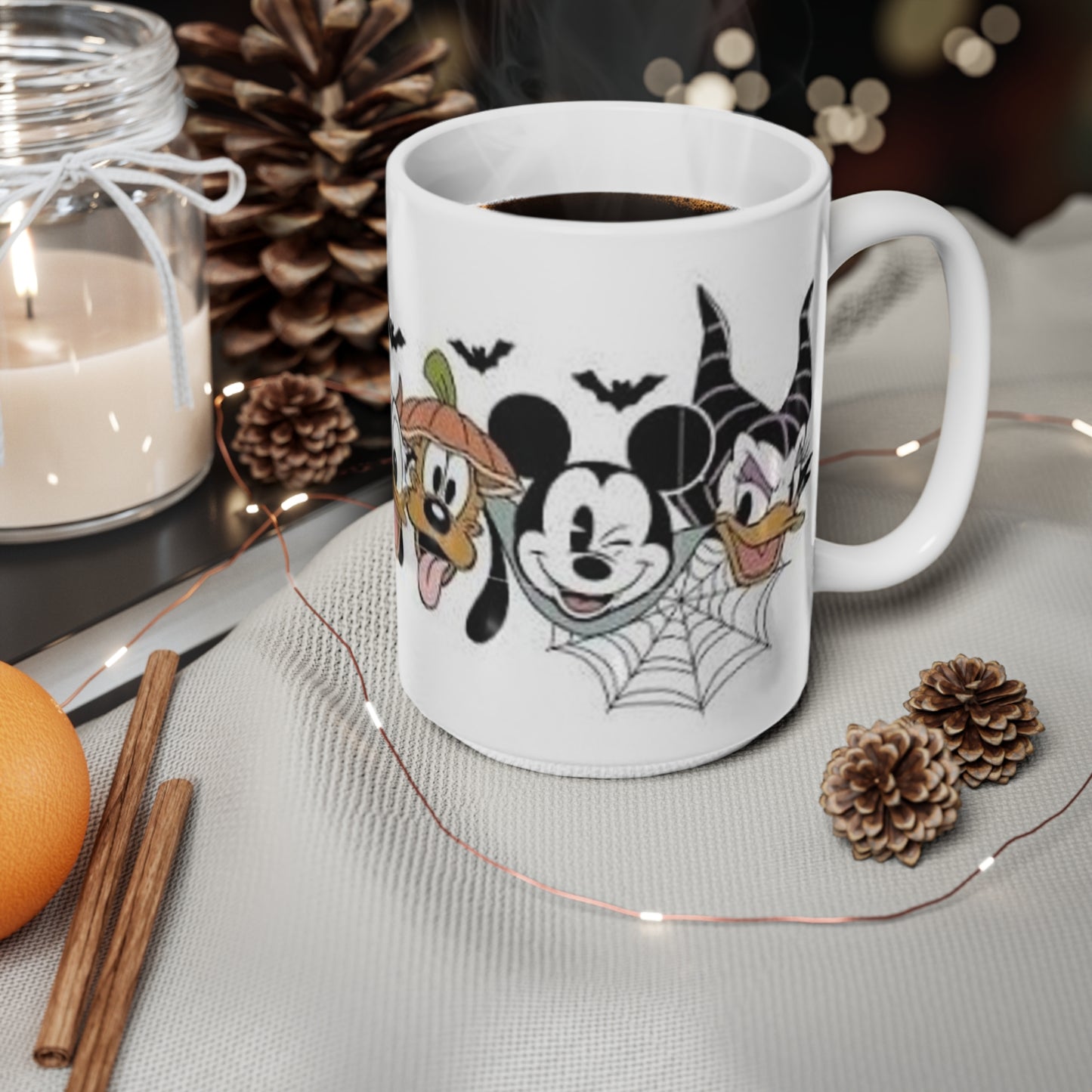 Halloween Cartoon Character Coffee Mug — 11oz & 15oz Ceramic