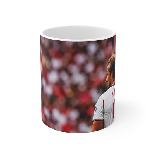 Harry Kane England Ceramic Mug — Stadium Crowd Design, 11oz & 15oz
