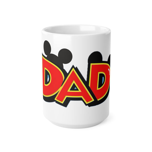Dad Retro Cartoon Mouse Ears Coffee Mug — 11oz & 15oz Ceramic