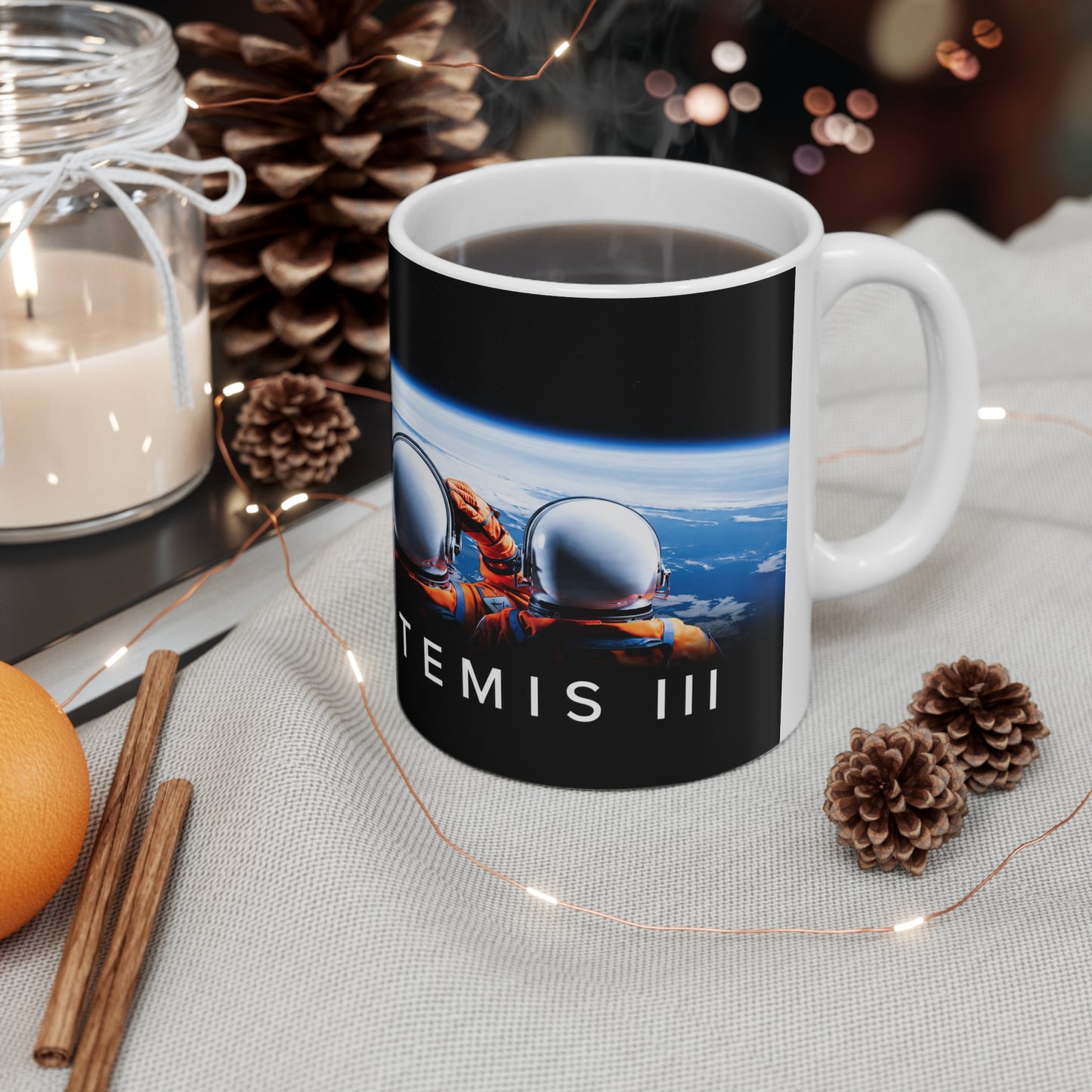 NASA Artemis III Astronauts Ceramic Coffee Mug — Space Travel 11oz & 15oz