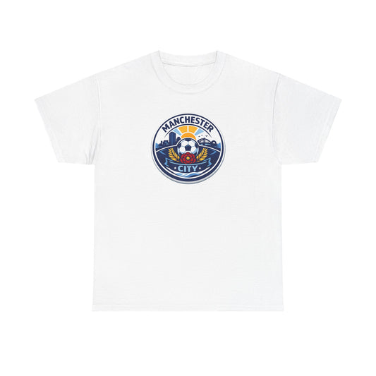 Manchester City Crest T-Shirt — Soccer Fan Tee