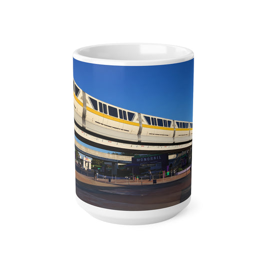 Magic Kingdom Monorail Scenic Ceramic Coffee Mug — 11oz & 15oz