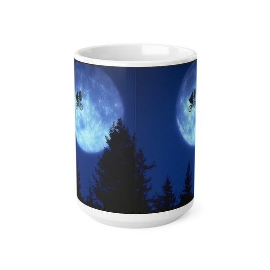 ET Moonlit Bike Ride Ceramic Mug — 11oz & 15oz Coffee Cup