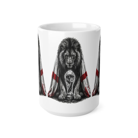 3 Lions England Ceramic Mug — Ceramic Coffee Cup (11oz/15oz)