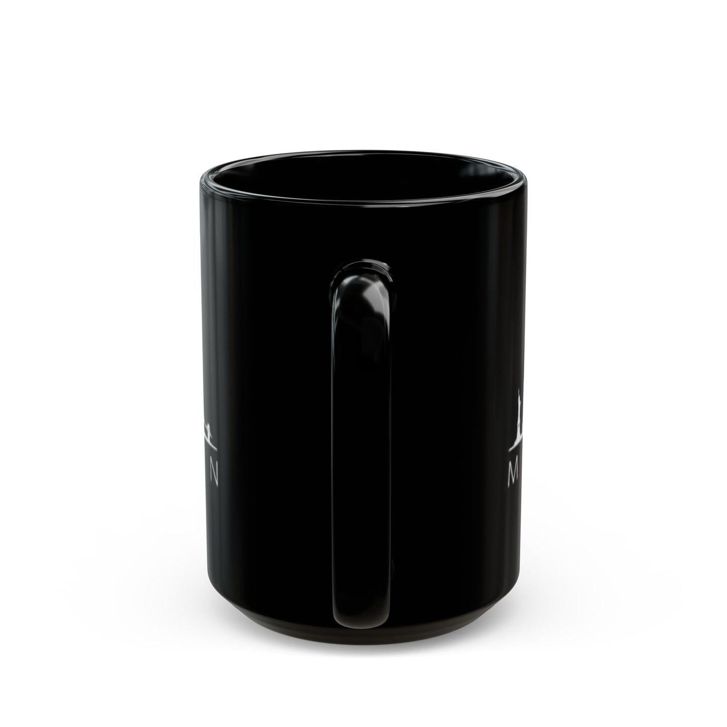 Manhattan Skyline Black Mug — Cityscape Coffee Cup (11oz & 15oz)