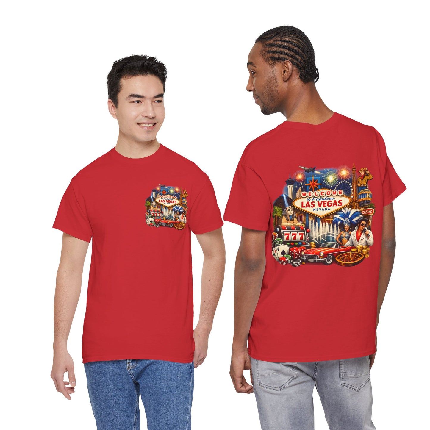 Las Vegas Vintage Collage T‑Shirt