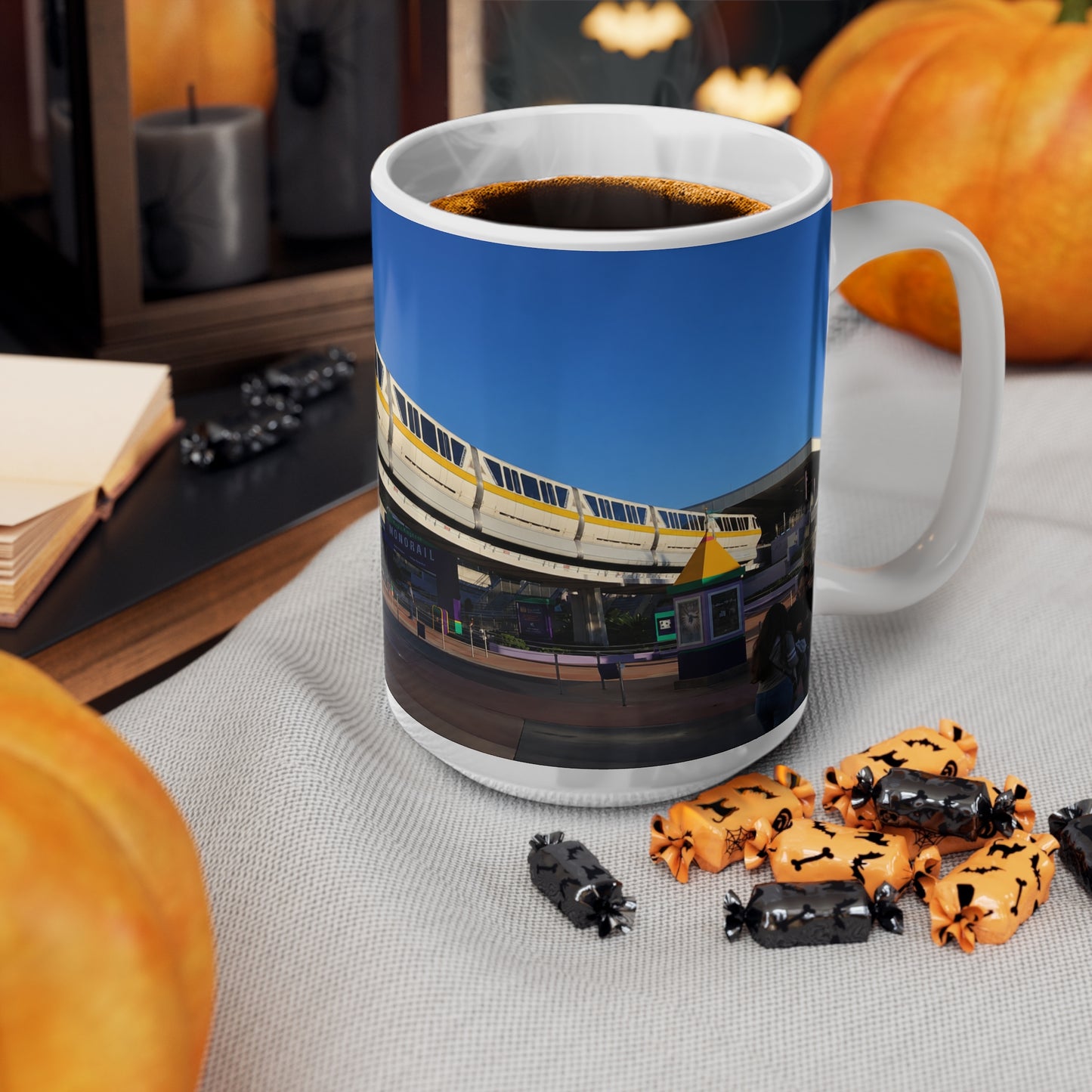 Magic Kingdom Monorail Scenic Ceramic Coffee Mug — 11oz & 15oz