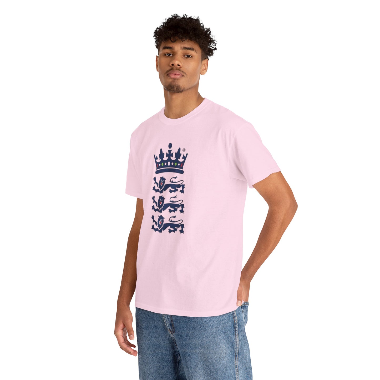 English Cricket T-Shirt — Vintage Cricket Crest Tee