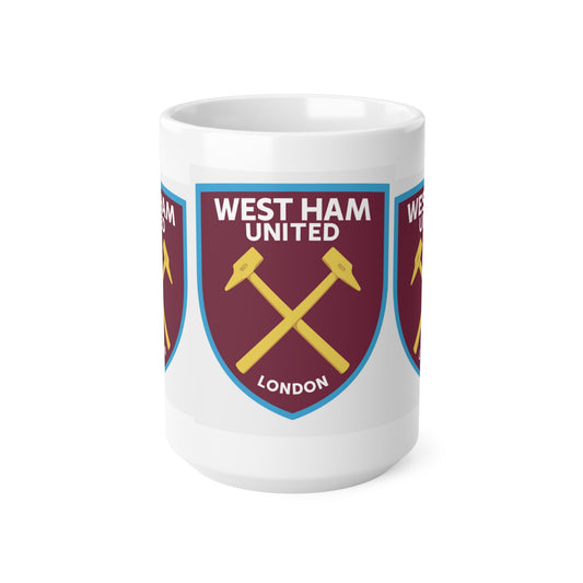 West Ham United Football Mug — Ceramic Coffee Cup (11oz & 15oz)