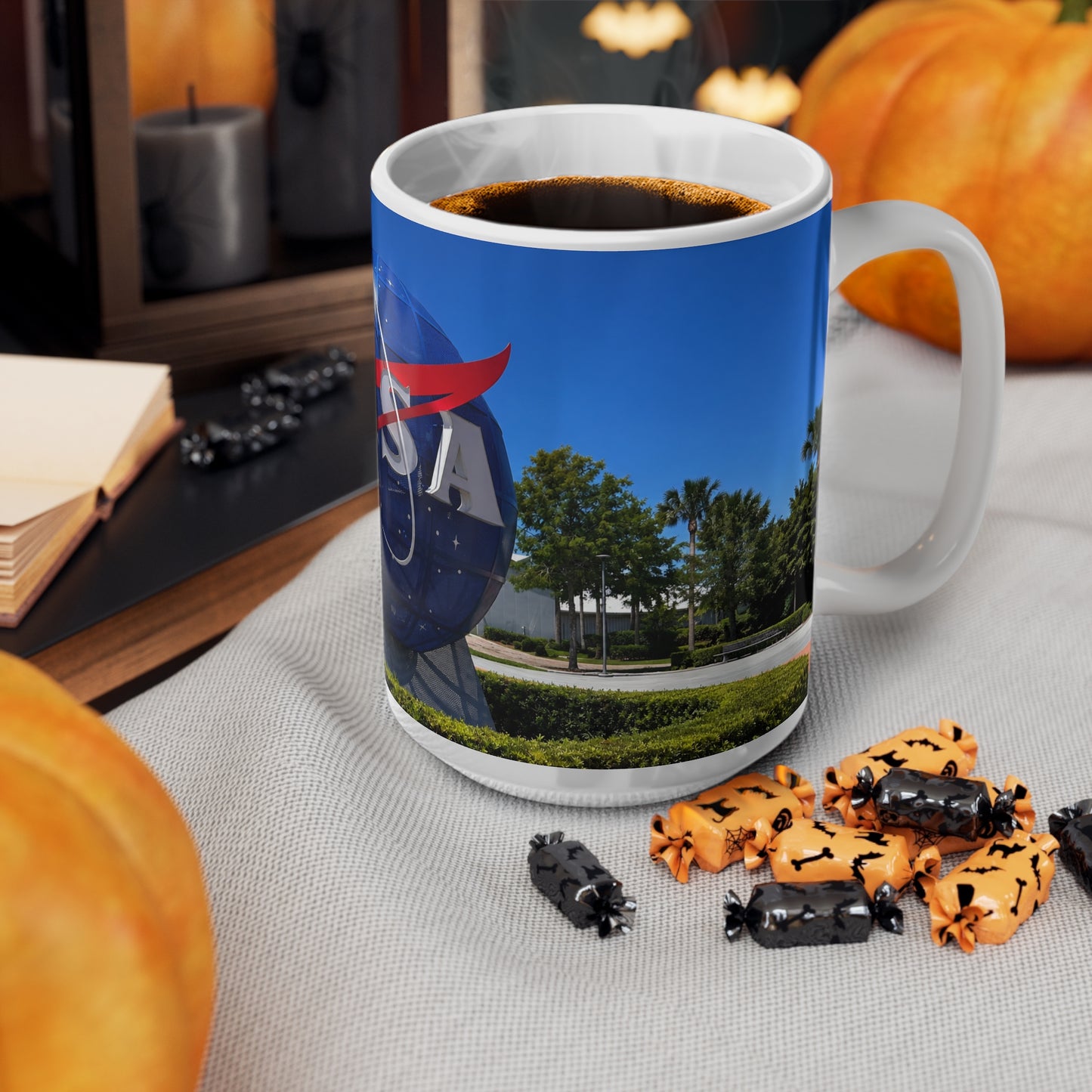 NASA Logo Ceramic Coffee Mug — 11oz & 15oz Space Exploration Gift
