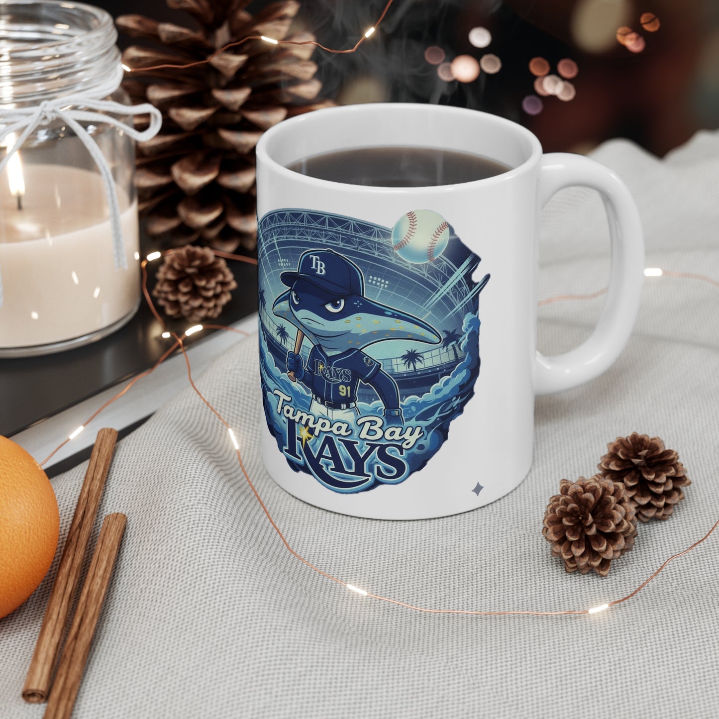 Tampa Bay Rays Mascot Ceramic Coffee Mug — 11oz & 15oz