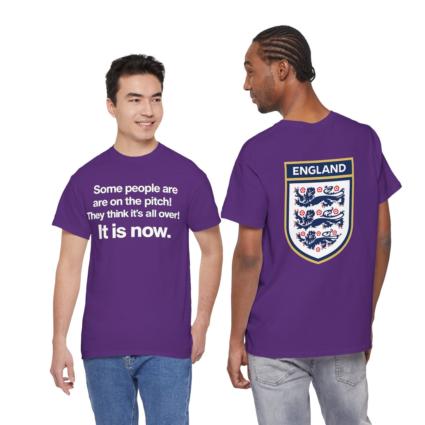 Some people are on the pitch - England 1966 T-Shirt — Bold Motivational Quote Tee