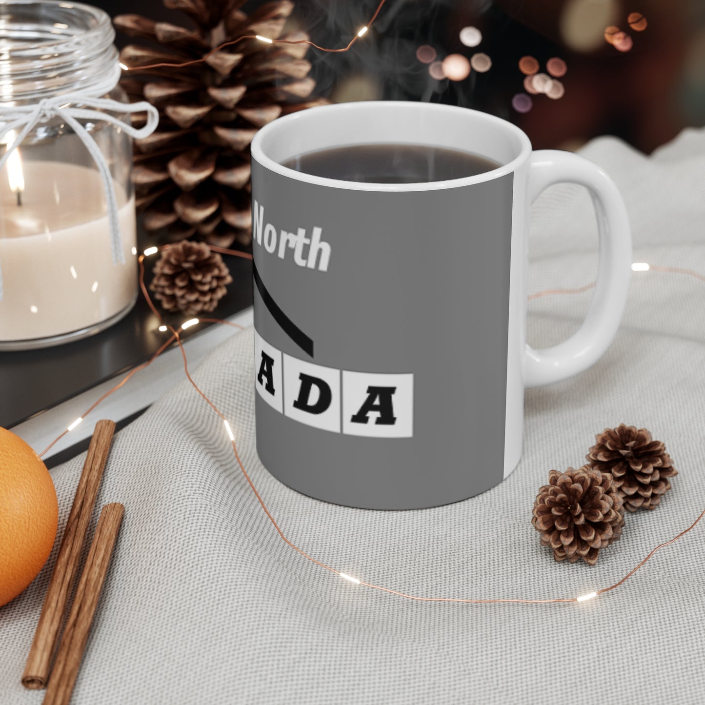 Granada TV Vintage Sign Ceramic Coffee Mug — 'from the North' Travel Souvenir, 11oz & 15oz