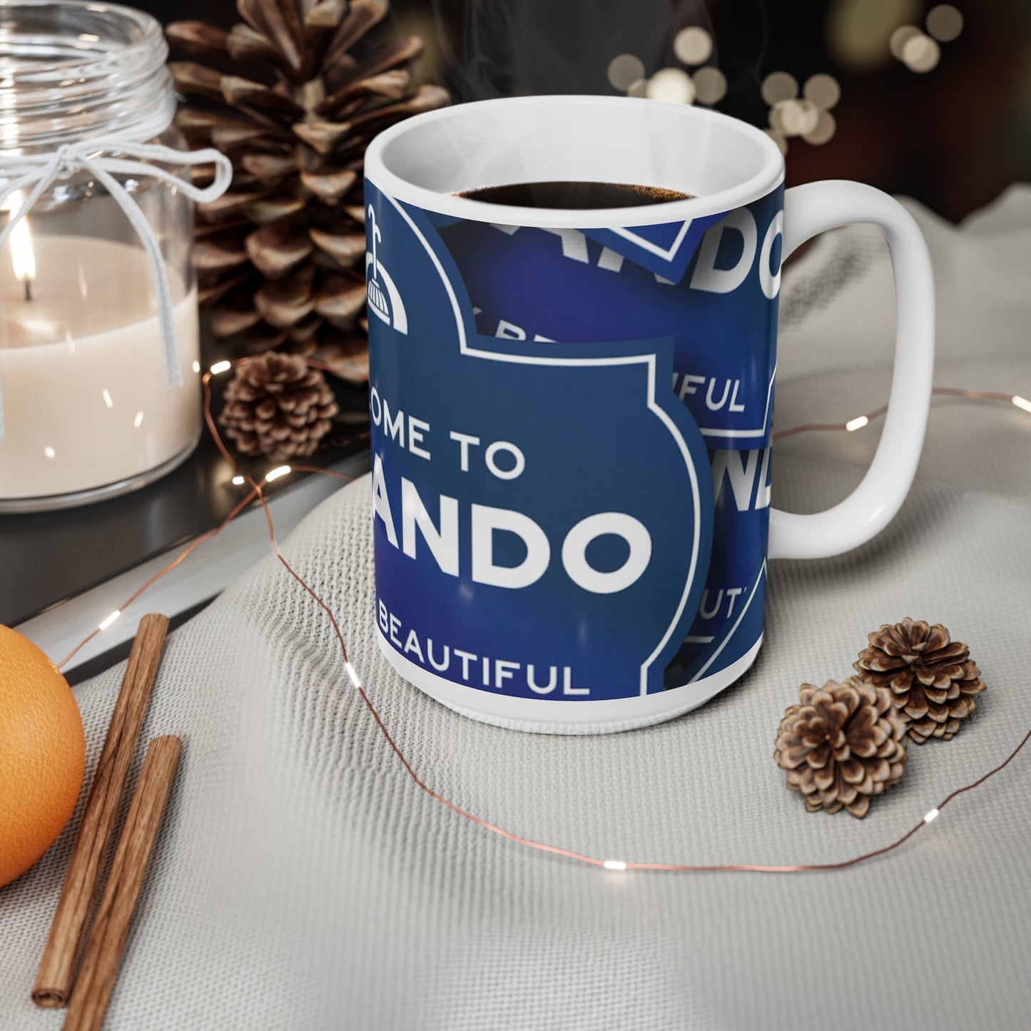Orlando "Welcome to Orlando" Ceramic Coffee Mug – City Beautiful Souvenir (11oz & 15oz)