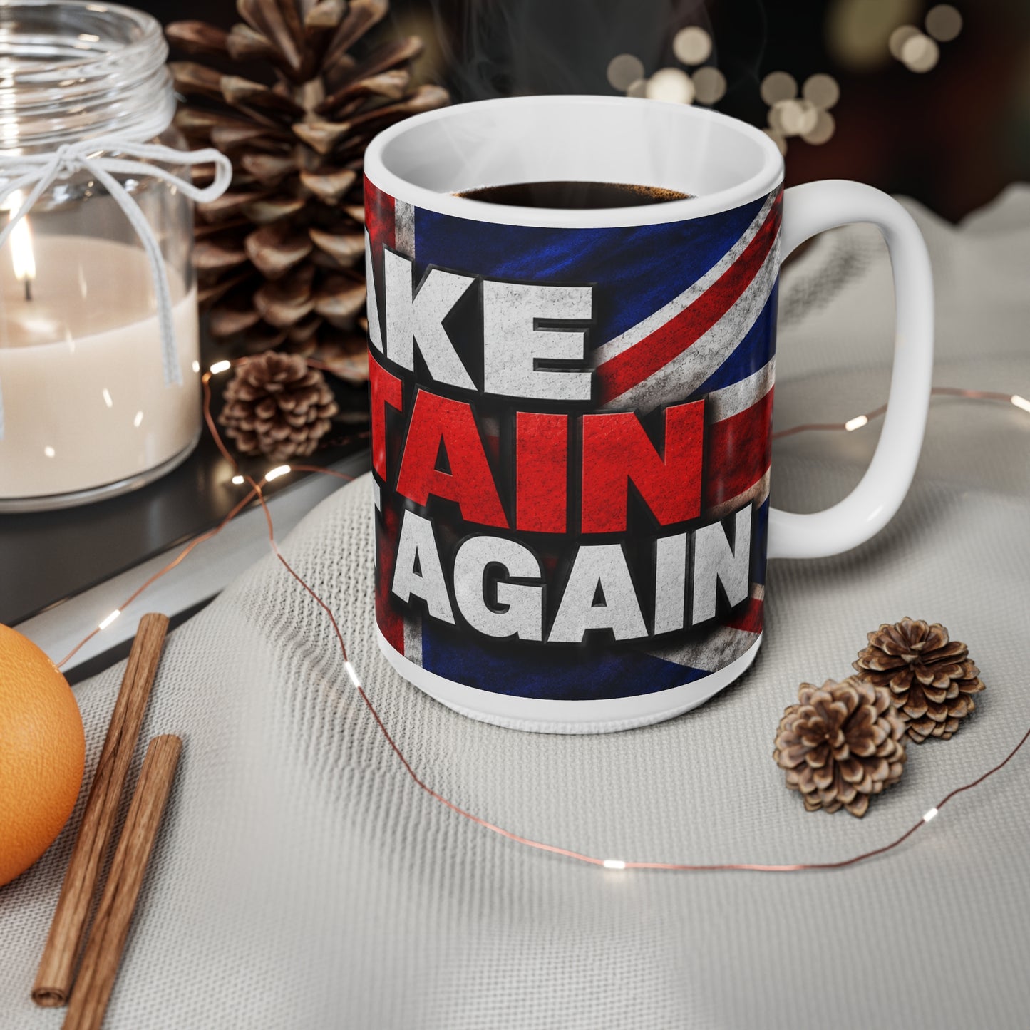 Make Britain Great Again Ceramic Mug — Union Jack 11oz & 15oz Coffee Cup