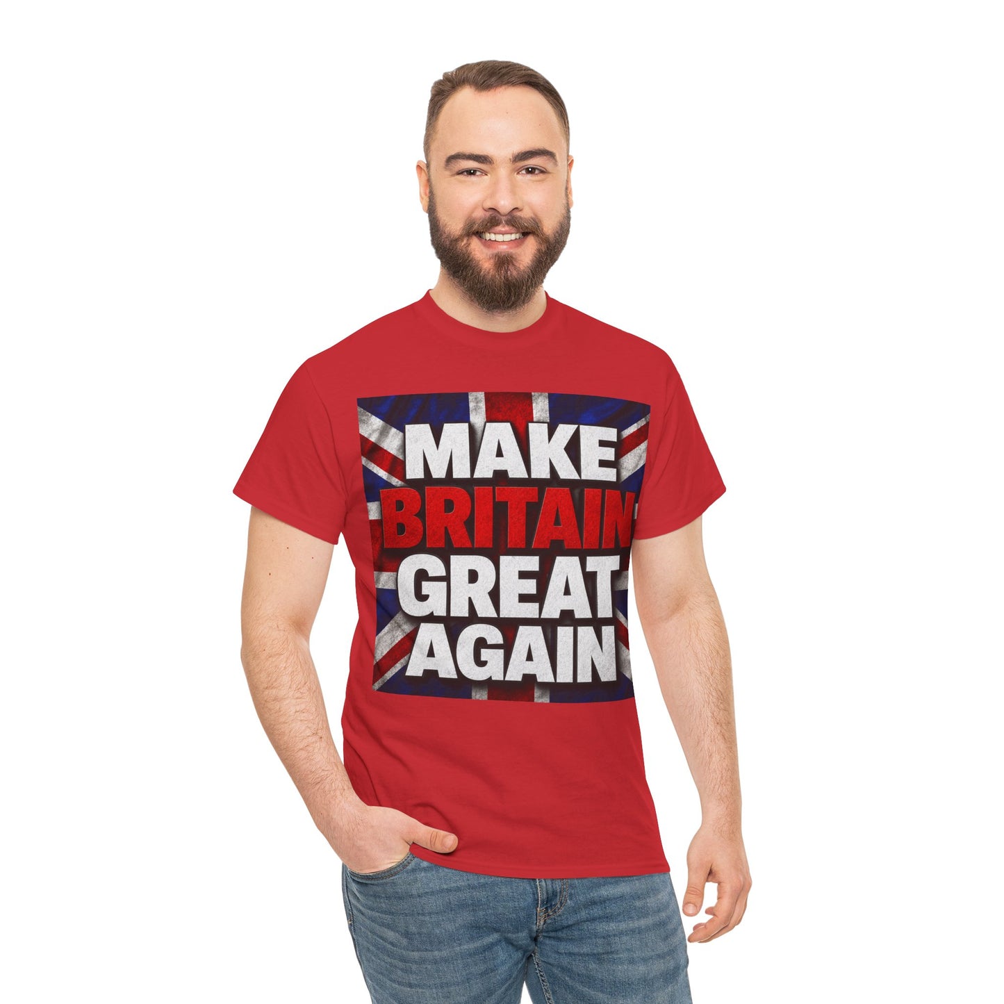 Make Britain Great Again T-Shirt — Union Jack Political Statement Tee