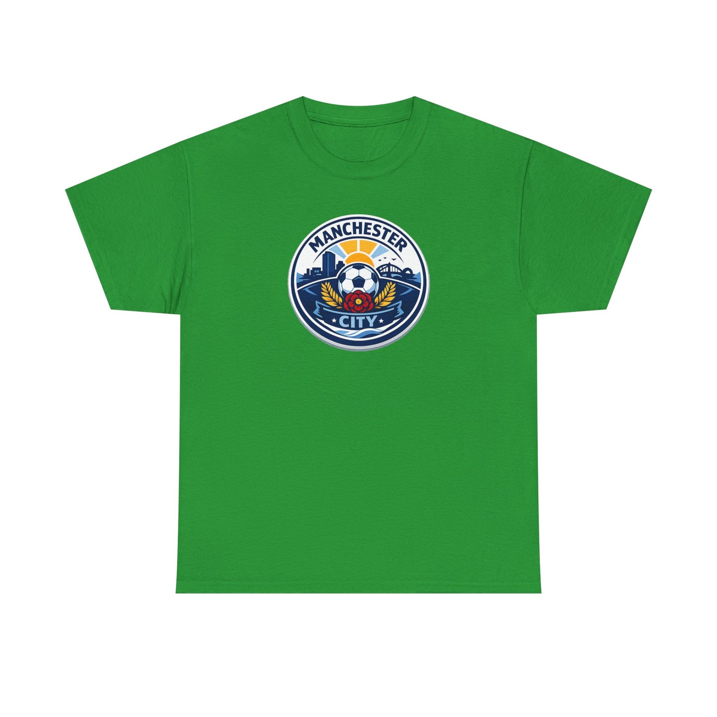 Manchester City Crest T-Shirt — Soccer Fan Tee
