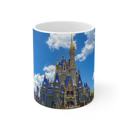 DIsney Castle Photo Ceramic Mug — Fantasy Theme Park Coffee Cup (11oz & 15oz)