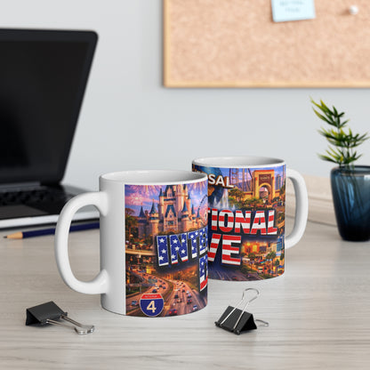 International Drive, Orlando Ceramic Coffee Cup 11oz or 15oz