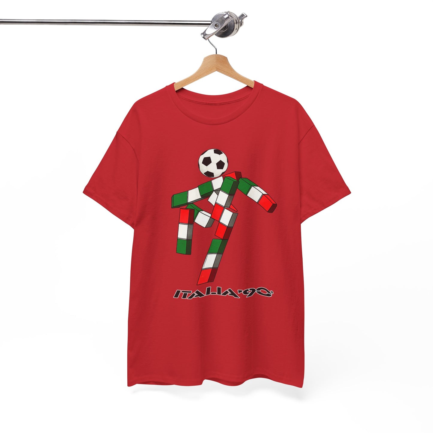 Italia '90 Soccer T‑Shirt — Retro Italian Football World Cup Tee