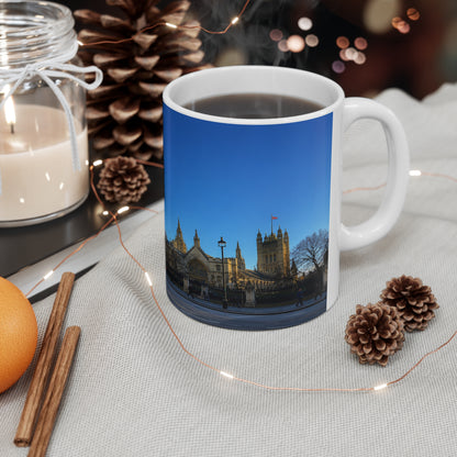 Big Ben London Skyline Ceramic Mug — 11oz & 15oz Souvenir Coffee Cup