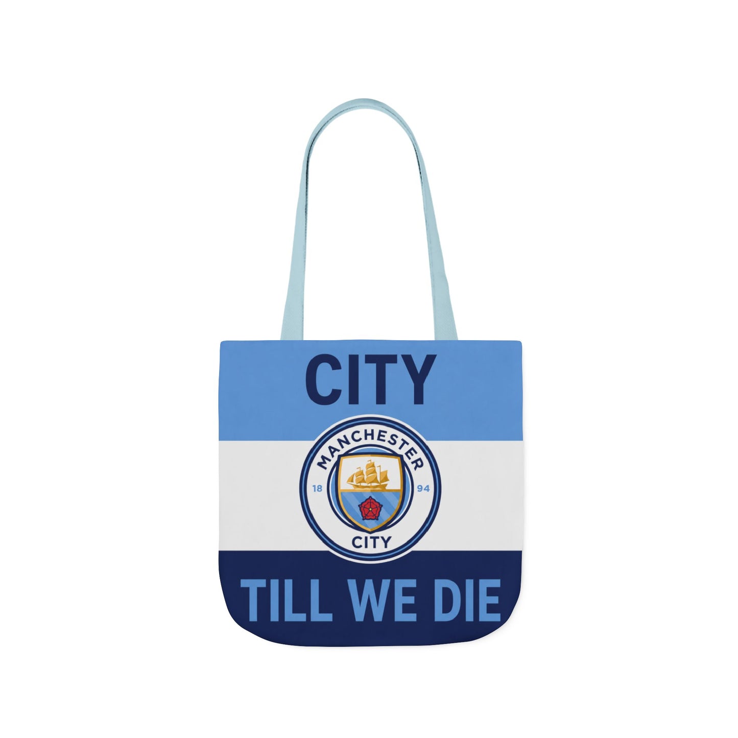 City Till We Die Unofficial Canvas Tote Bag — Manchester Football Fan Bag