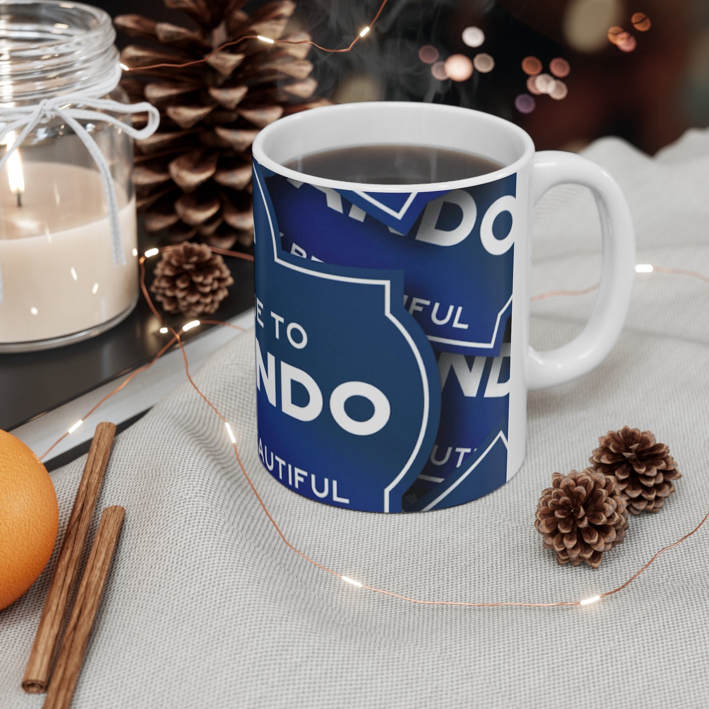 Orlando "Welcome to Orlando" Ceramic Coffee Mug – City Beautiful Souvenir (11oz & 15oz)
