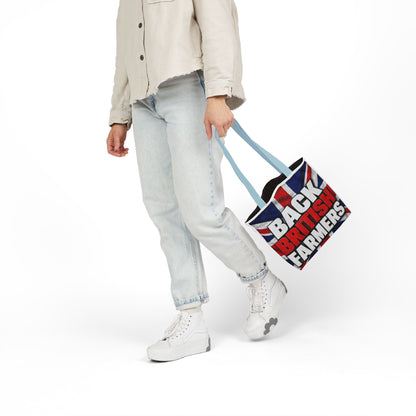 Back British Farmers Canvas Tote Bag — Union Jack Farming Support Tote